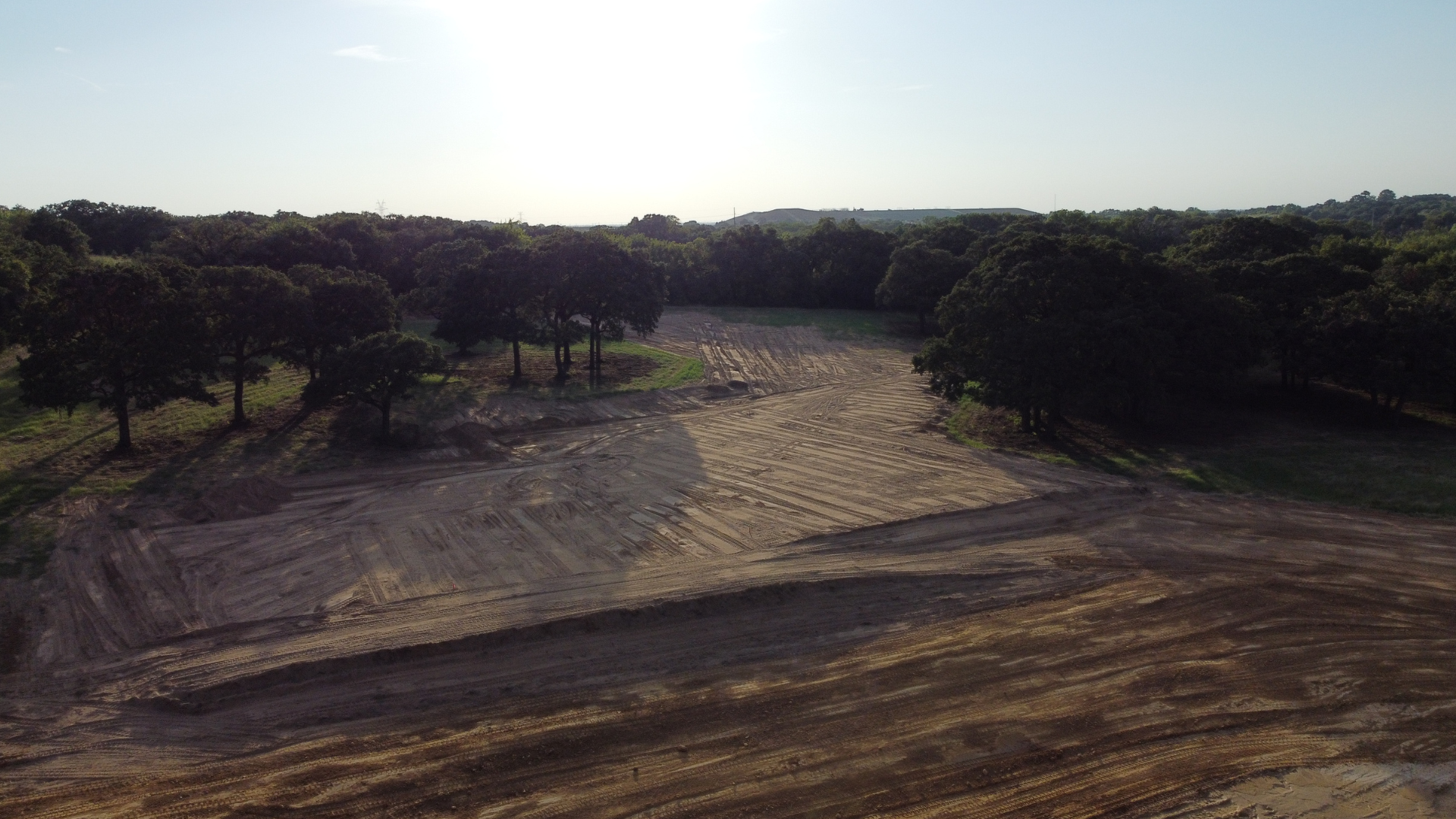 Brush clearing and cedar tree removal in Norman Oklahoma